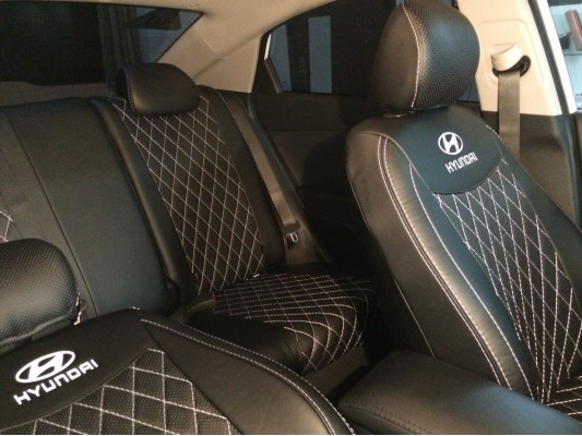 Авточехлы на Hyundai Solaris 2