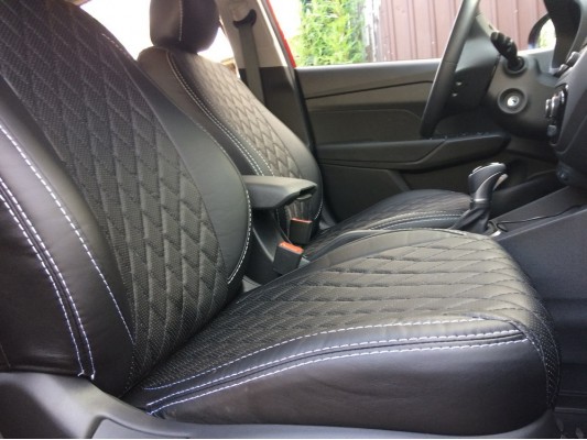 Авточехлы на Hyundai Solaris 2