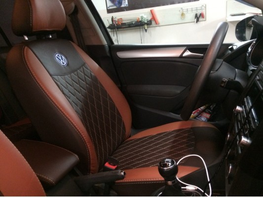 Авточехлы на Volkswagen Golf 6