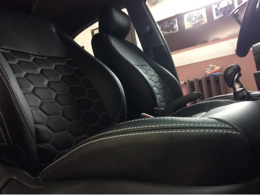 Каркасные авточехлы на Hyundai Solaris 2