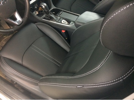 Каркасные авточехлы на Hyundai Sonata 7