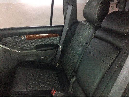 Каркасные авточехлы на Toyota Land Cruiser Prado 120