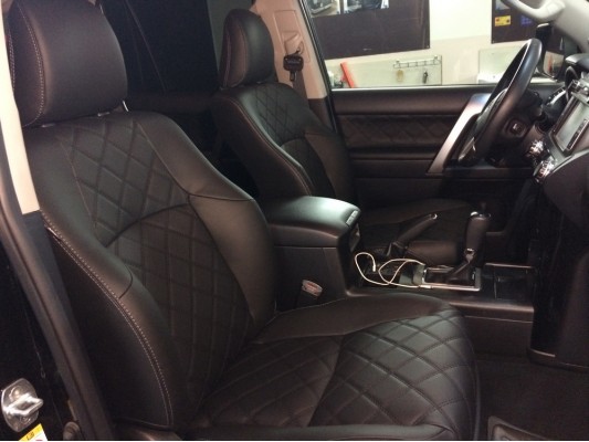 Каркасные авточехлы на Toyota Land Cruiser Prado 150